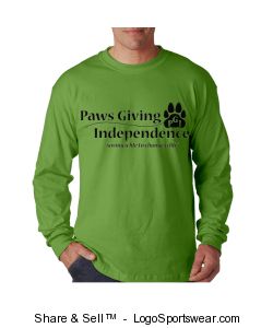 Gildan Adult Ultra Cotton Long Sleeve T-Shirt  Design Zoom