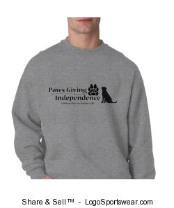 Champion Adult Powerblend Crewneck Sweatshirt Design Zoom